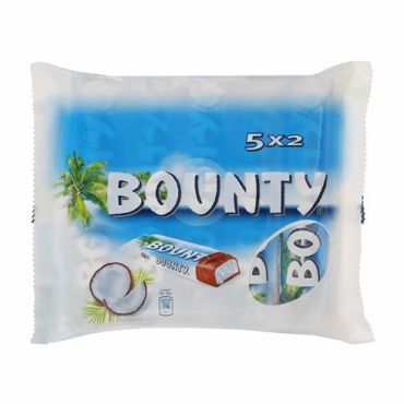 Bounty Chocolate 2 x 5 x 57Gm, 12 Pieces Per Carton